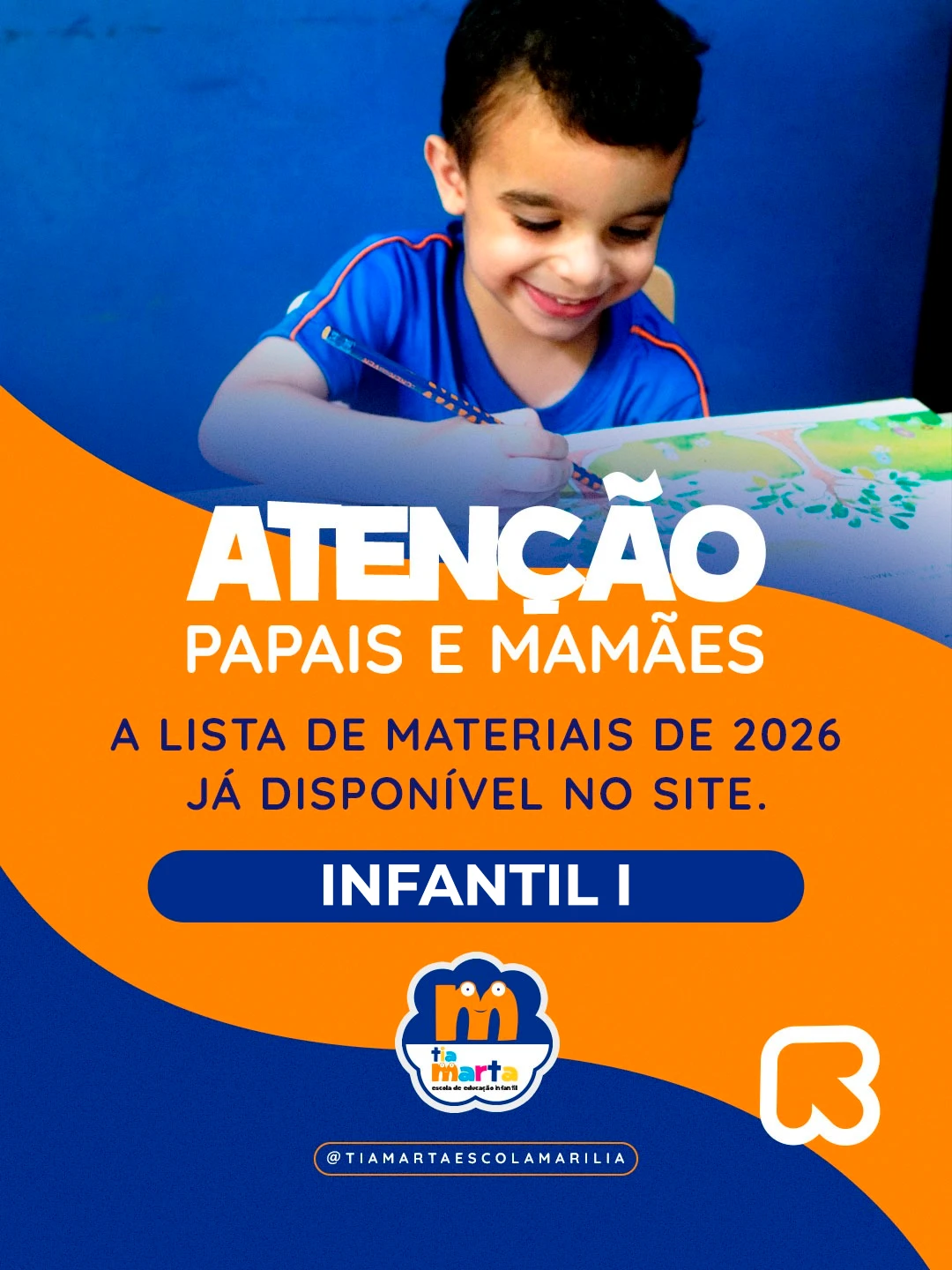 Lista de Materiais 2026 - Infantil I